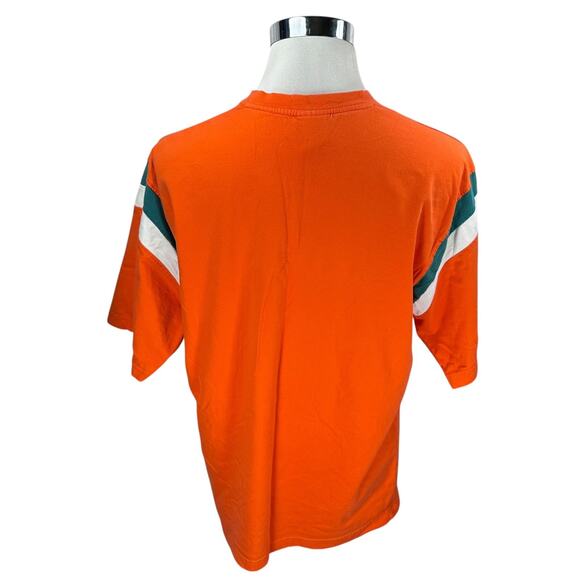 Vintage Reebok NFL Miami Dolphins Football Shirt Men’s Large Orange Pullover - Picture 4 of 8